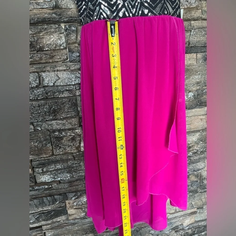 Elegant Pink and Black Kids Dress